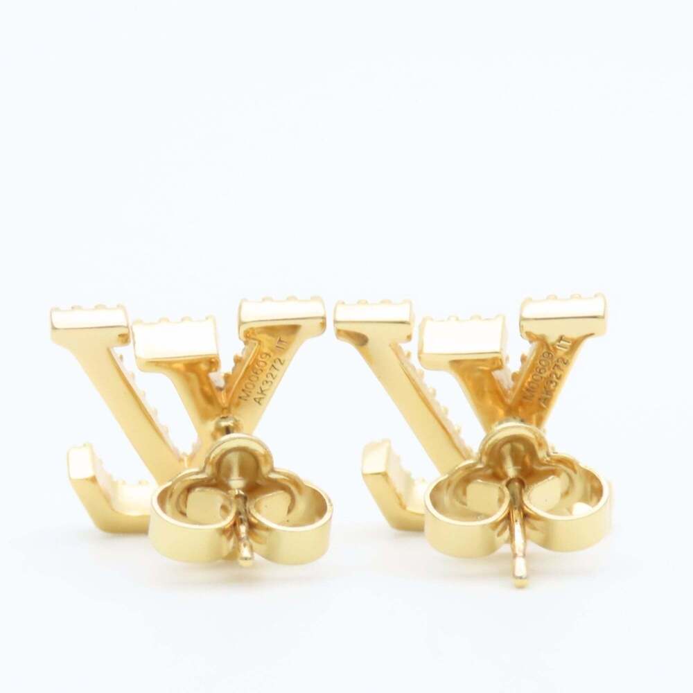 LOUIS VUITTON Gold Earrings - Picture 4 of 9